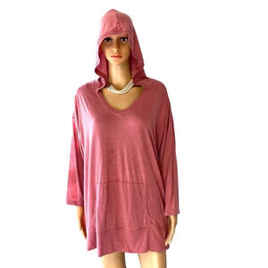 Harmony Balance Stretchy Soft Casual Hoodie Sweater Women Plus Size 1X Pocket